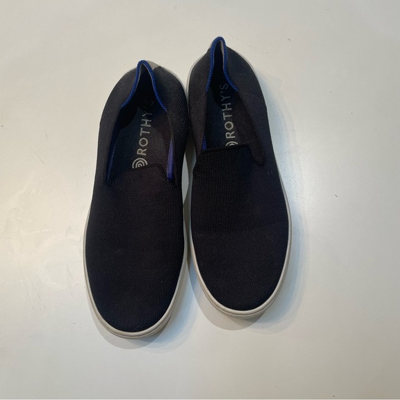 Rothy's Black and Blue Women's Slip-On Loafers - Picture 3 of 6